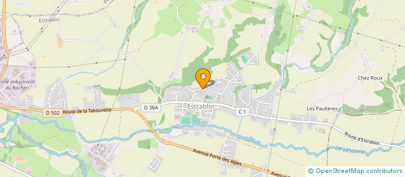 localisation de l'entreprise PASCAL RIVIERE CONSULTING à ESTRABLIN