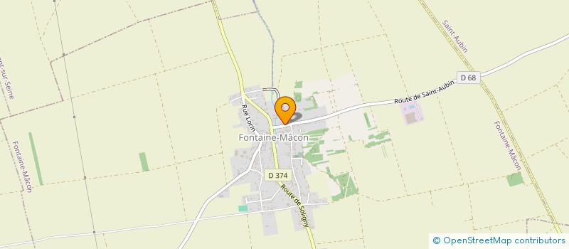 localisation de l'entreprise PASCAL ROBERT  FONTAINE-MACON