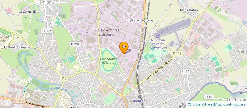 localisation de l'entreprise PASCAL ROUSSEL à ALENCON