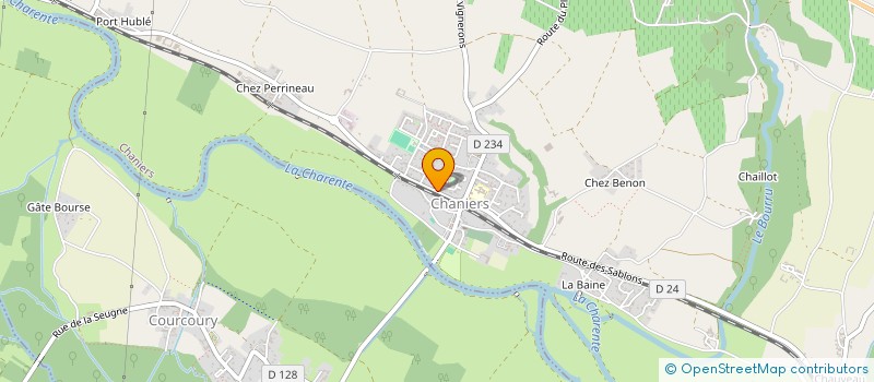 localisation de l'entreprise PASCAL SARL  CHANIERS