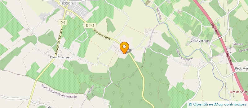 localisation de l'entreprise PASCAL STA  TESSON