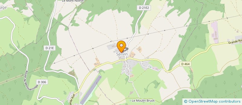 localisation de l'entreprise PASCAL TAILLARD EBENISTERIE AGENCEMENT à SERVIN