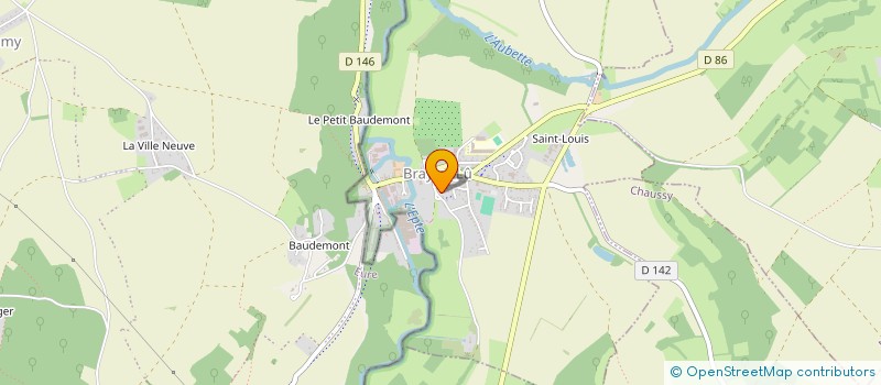 localisation de l'entreprise PASCAL VERGNE  LA CHAPELLE-LONGUEVILLE