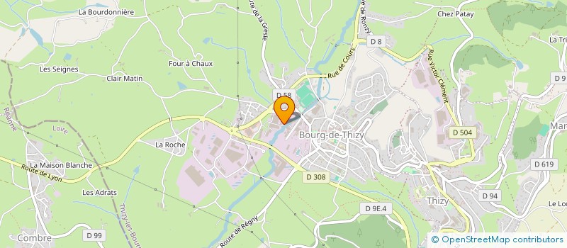 localisation de l'entreprise PASCALAIN  THIZY-LES-BOURGS