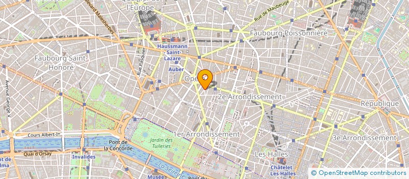 localisation de l'entreprise PASCALE CATTEAU PAYSAGISTE à PARIS