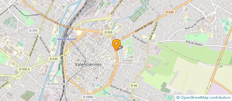 localisation de l'entreprise PASCALE ET LAURENCE à VALENCIENNES