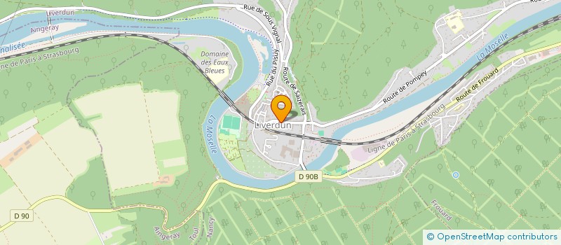 localisation de l'entreprise PASCALE FESTOR  LIVERDUN