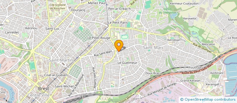 localisation de l'entreprise PASCALE HAMON CONSEILS  BREST