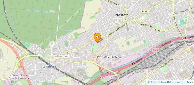 localisation de l'entreprise PASCALE HUMBERT CONSULTANTE  RIXHEIM