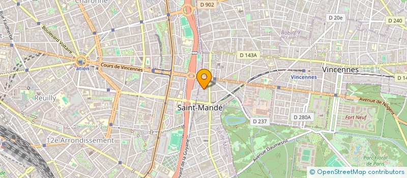 localisation de l'entreprise PASCALE JOLY CONSULTING à SAINT-MANDE