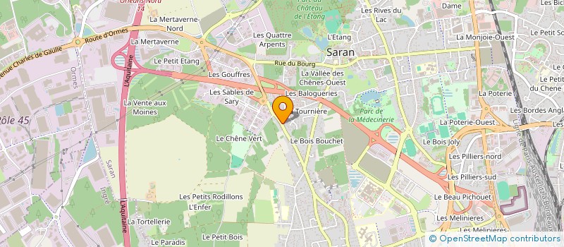 localisation de l'entreprise PASCALE LABOREY à SARAN