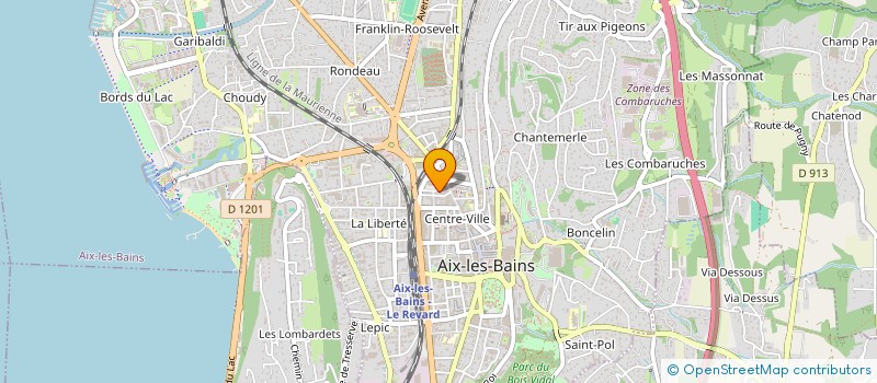 localisation de l'entreprise PASCALE LEBOULANGER  AIX-LES-BAINS