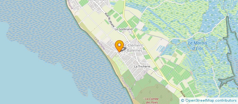 localisation de l'entreprise PASCALE LOSFELD NATUROPATHE  SAINT-CLEMENT-DES-BALEINES