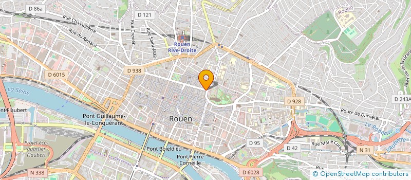 localisation de l'entreprise PASCALE PETIT-CHARTREL ET BENOIT BARBEY, NOTAIRES ASSOCIES  ROUEN