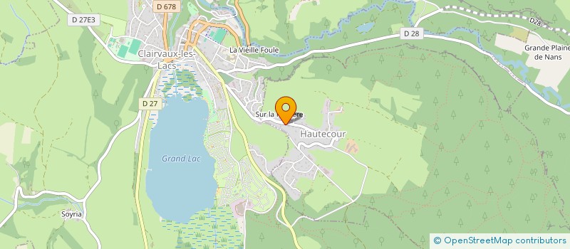 localisation de l'entreprise PASCALE SECRETANT  HAUTECOUR