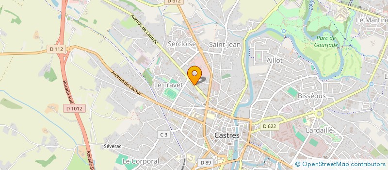 localisation de l'entreprise PASCALEX66  CASTRES