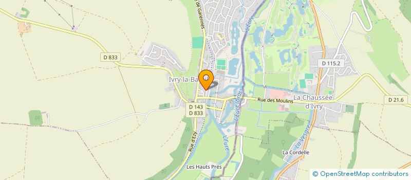 localisation de l'entreprise PASCALIN  IVRY-LA-BATAILLE