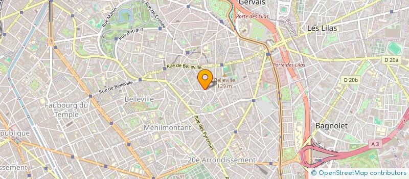 localisation de l'entreprise PASCALINE  PARIS