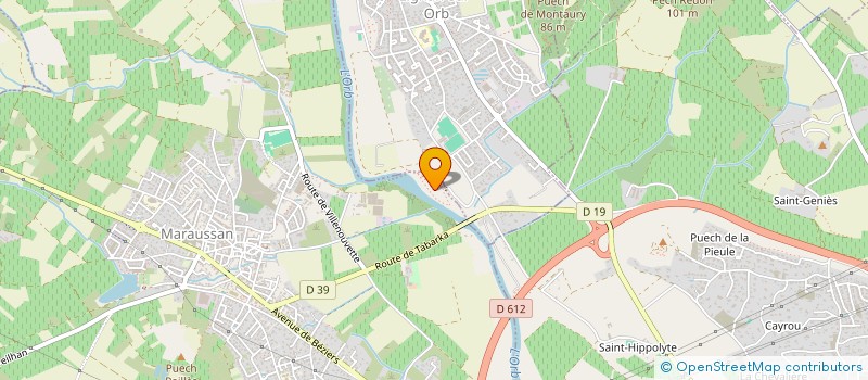 localisation de l'entreprise PASCALINE  MARAUSSAN