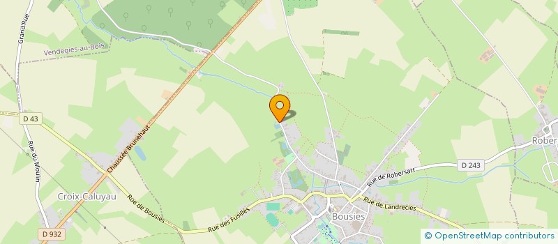 localisation de l'entreprise PASCALOU  BOUSIES