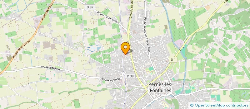 localisation de l'entreprise PASCALUMINIUM à PERNES-LES-FONTAINES