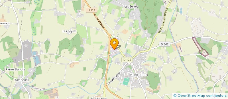 localisation de l'entreprise PASCAN  MONTOISON