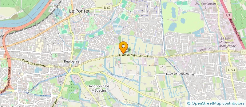 localisation de l'entreprise PASCAR SERVICES ET CONSEILS à LE PONTET