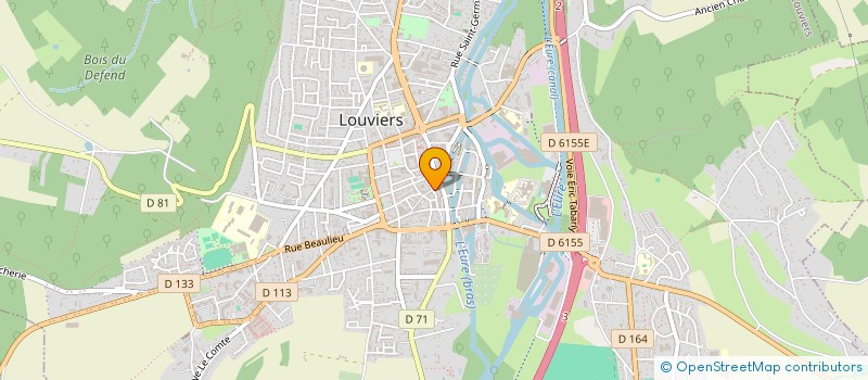 localisation de l'entreprise PASCATH DISTRIBUTION à LOUVIERS