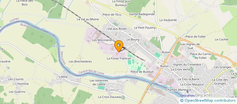 localisation de l'entreprise PASCAULT  DESCARTES