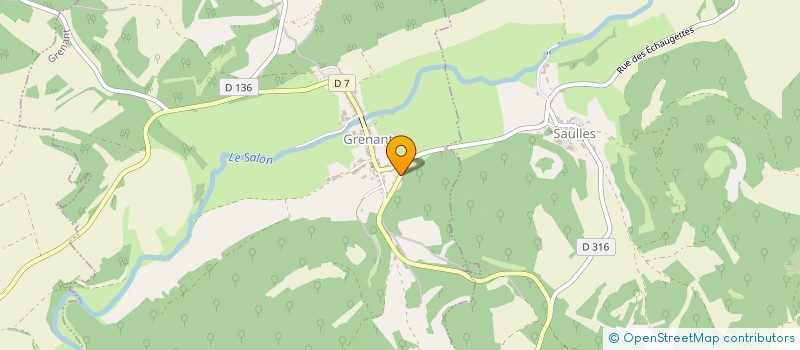 localisation de l'entreprise PASCAURE à SAULLES