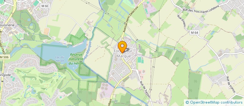 localisation de l'entreprise PASCDEL  FOREST-SUR-MARQUE