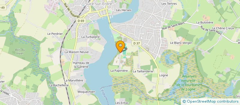 localisation de l'entreprise PASCENT  SUCE-SUR-ERDRE