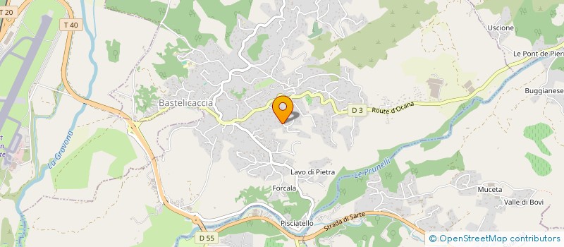 localisation de l'entreprise PASCHA à BASTELICACCIA