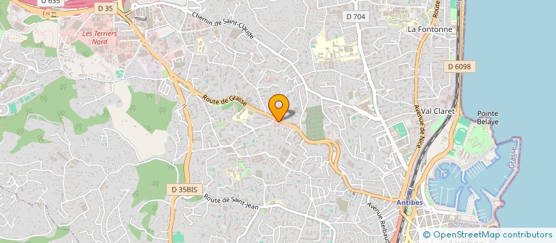 localisation de l'entreprise PASCI à ANTIBES