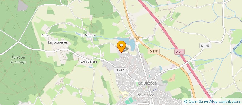 localisation de l'entreprise PASCKATI  LA BAZOGE