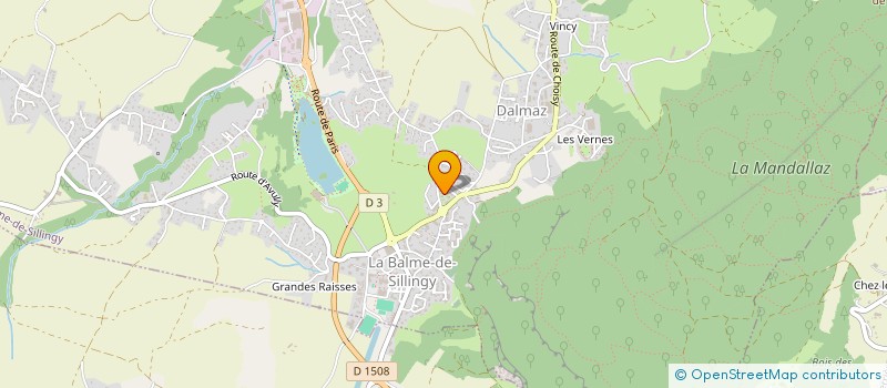 localisation de l'entreprise PASCLADID  LA BALME-DE-SILLINGY