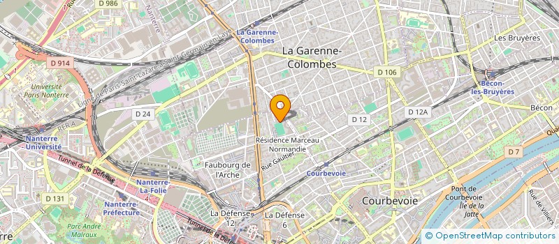 localisation de l'entreprise PASCO à COURBEVOIE