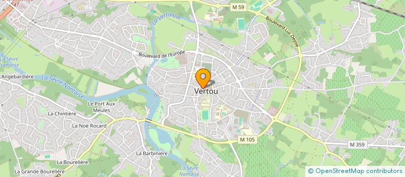 localisation de l'entreprise PASCO IS  VERTOU