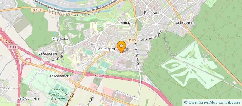 localisation de l'entreprise PASCOAL à POISSY