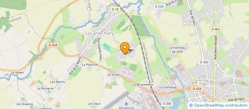 localisation de l'entreprise PASCOM à LA LANDE-PATRY