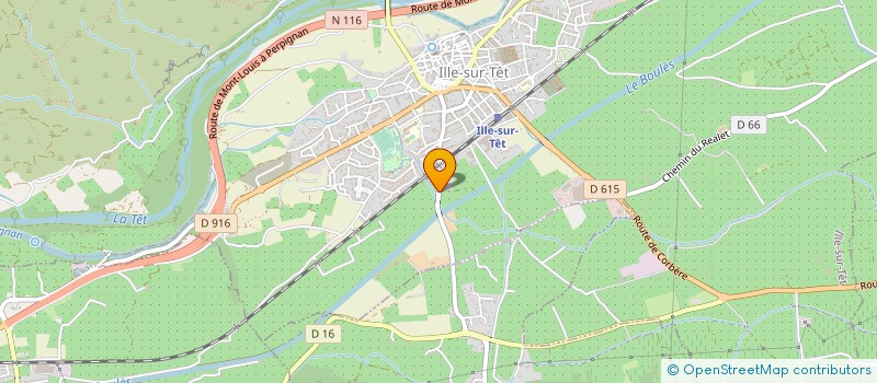 localisation de l'entreprise PASCOT à ILLE-SUR-TET