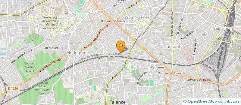 localisation de l'entreprise PASCOUA ET CIE  TALENCE