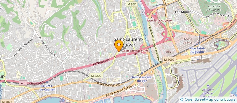 localisation de l'entreprise PASCUAL à SAINT-LAURENT-DU-VAR