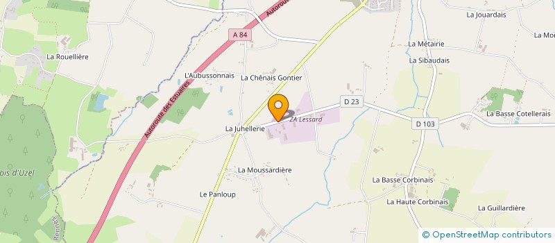 localisation de l'entreprise PASCUAL MICKAEL COUVERTURE  RIVES-DU-COUESNON