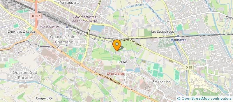 localisation de l'entreprise PASDA  AVIGNON