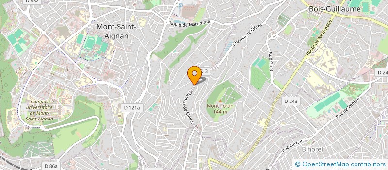 localisation de l'entreprise PASDELOUP  MONT-SAINT-AIGNAN