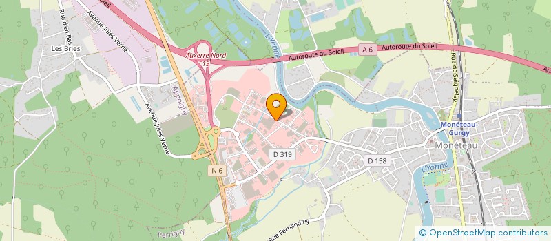 localisation de l'entreprise PASDELOUP TRANSPORTS à MONETEAU
