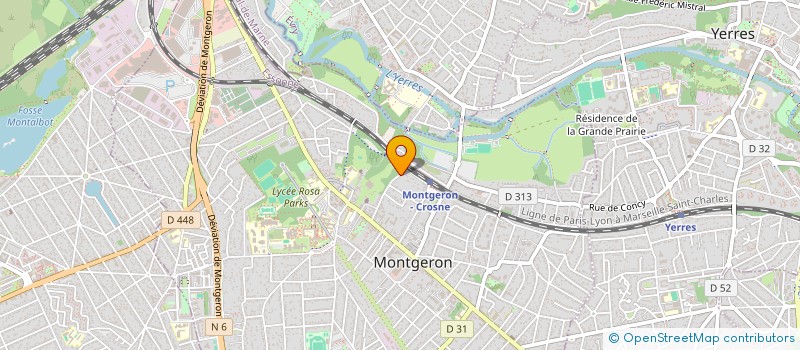 localisation de l'entreprise PASDIM  MONTGERON