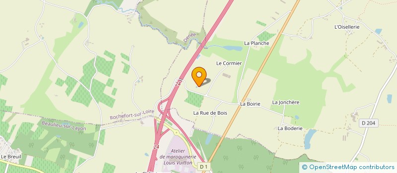 localisation de l'entreprise PASDOIT  MOZE-SUR-LOUET