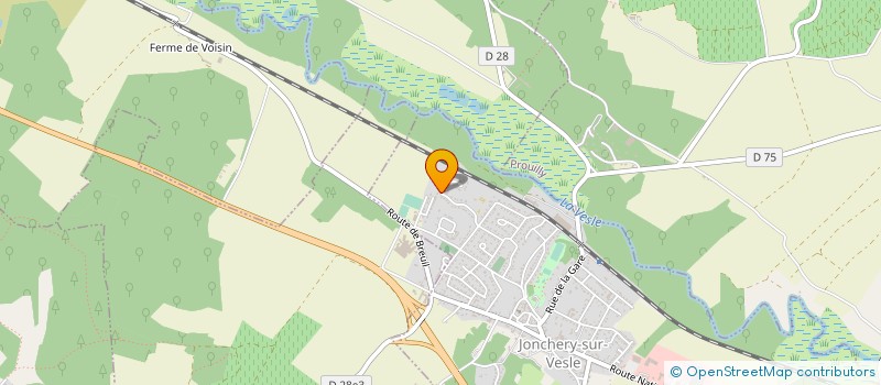 localisation de l'entreprise PASELI  JONCHERY-SUR-VESLE